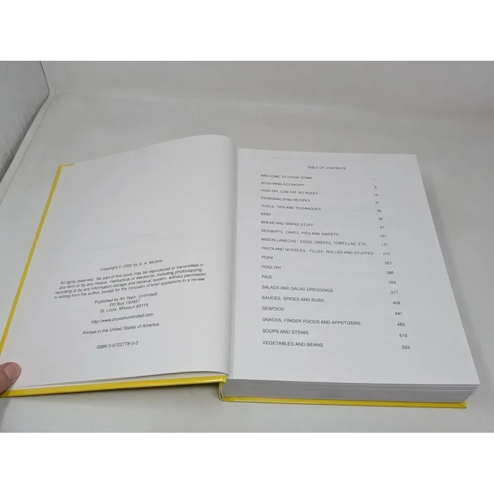 Chow Down Concepts on Good Cooking and Eating by Sammy Mullins St Louis Cookbook